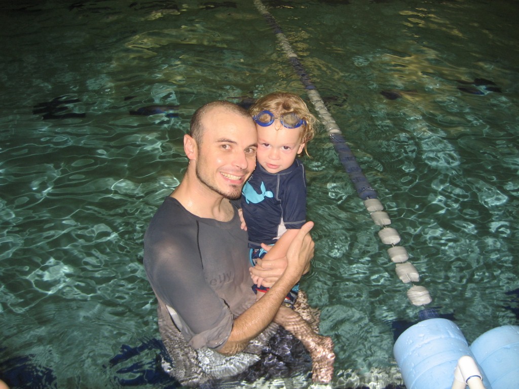 Jacob Harmon Age 2, Otter Graduate | Evo Swim School