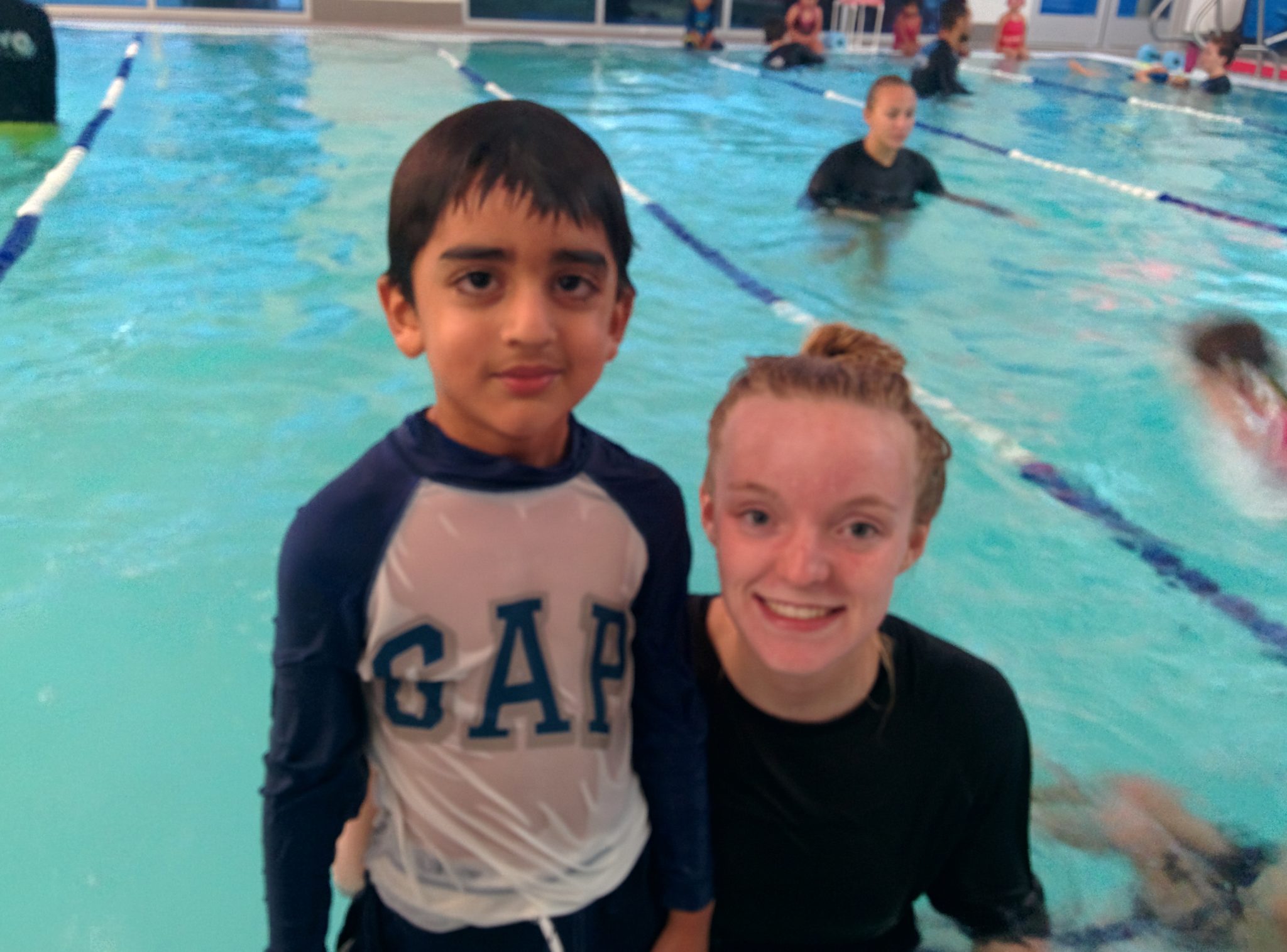 Noah Khan, Age 4, Seal Graduate Evo Swim School